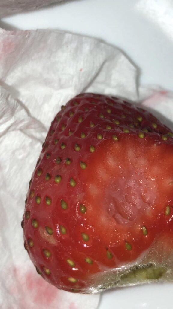 Is this strawberry safe to eat?