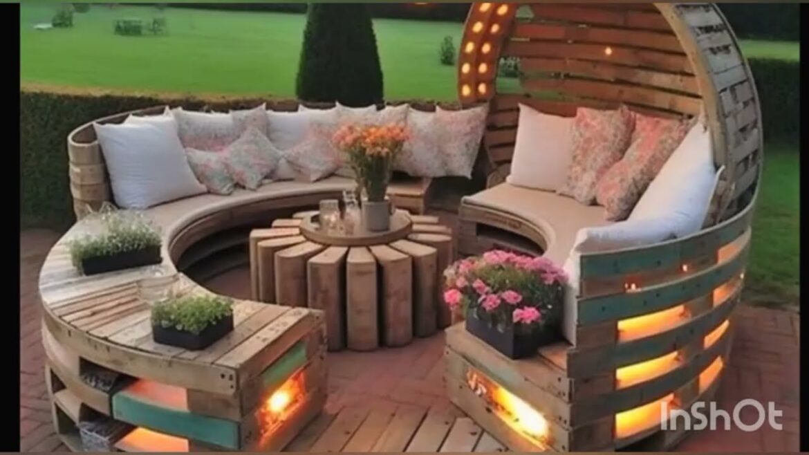 Outdoor seating ideas 2024 ! Modern backyard landscaping ideas patio design