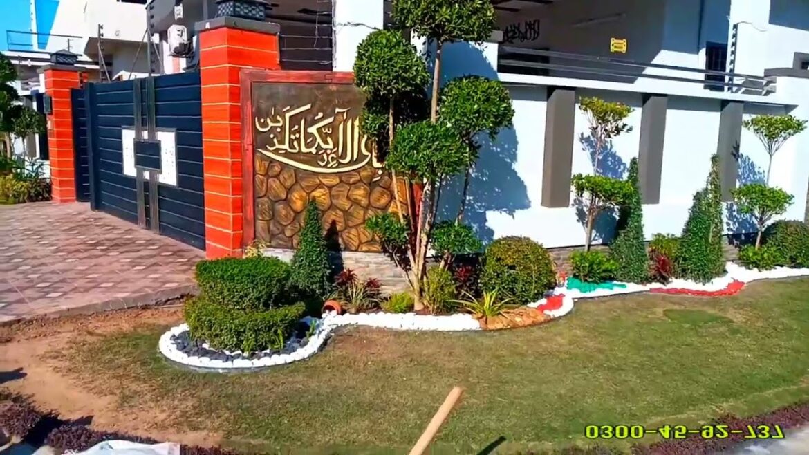 Modern Garden ЁЯПб landscaping and stone work ideas project of Gujranwala with Ahmad Hassan 03004592737 Modern Garden ЁЯПб landscaping and stone work ideas project of Gujranwala with Ahmad Hassan 03004592737