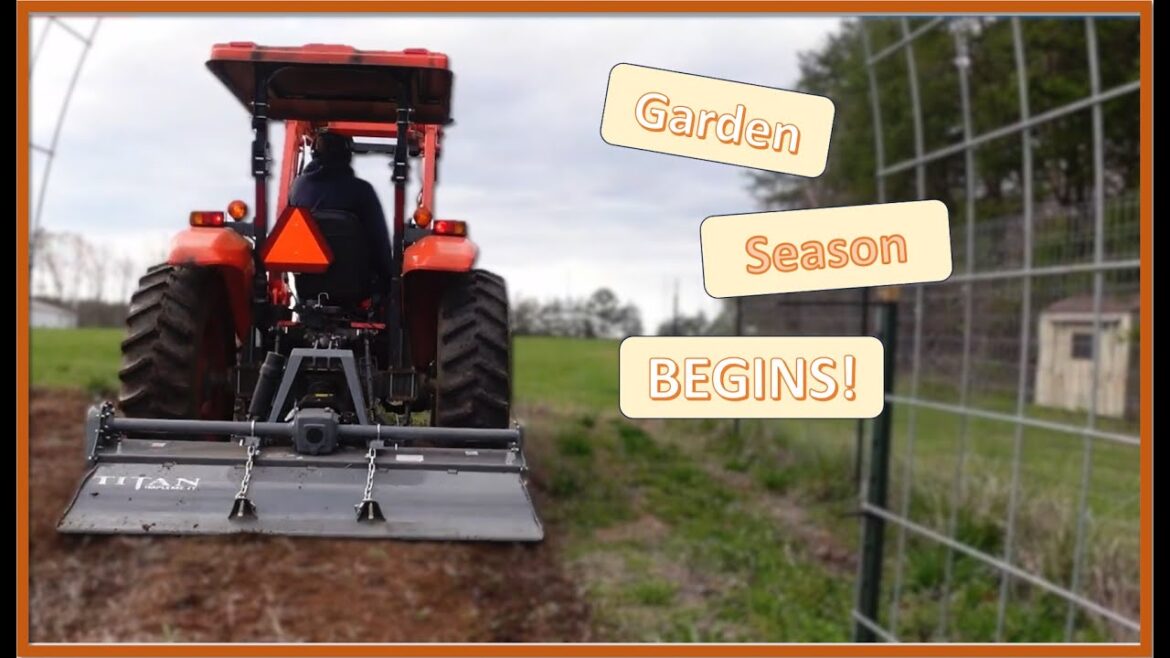 Garden SEASON is HERE! | Tilling the garden & prepping for beds Garden SEASON is HERE! | Tilling the garden & prepping for beds