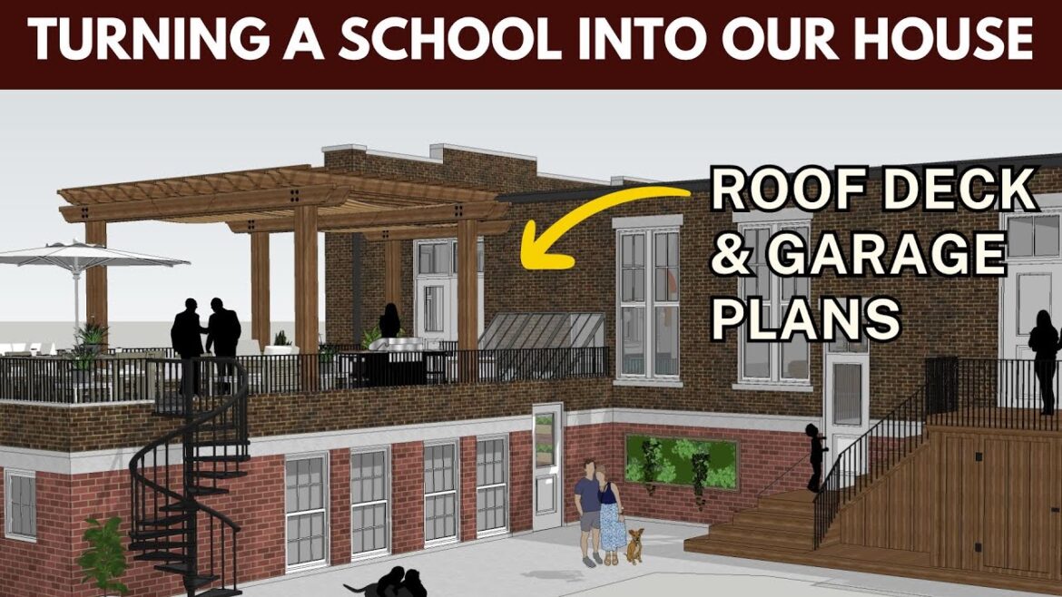 Watch our garage construction start + Plans for the ROOF DECK! Watch our garage construction start + Plans for the ROOF DECK!