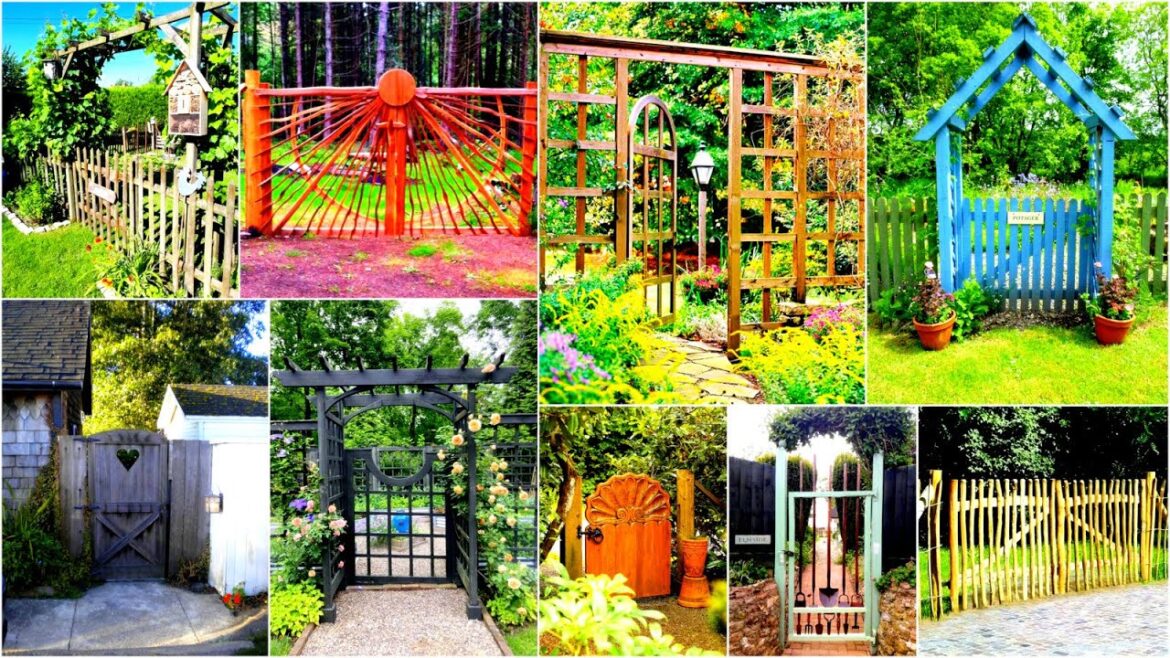 140 Garden Gates and Entrances for Backyard, Cottage, Farmhouse! Whimsical Garden Ideas