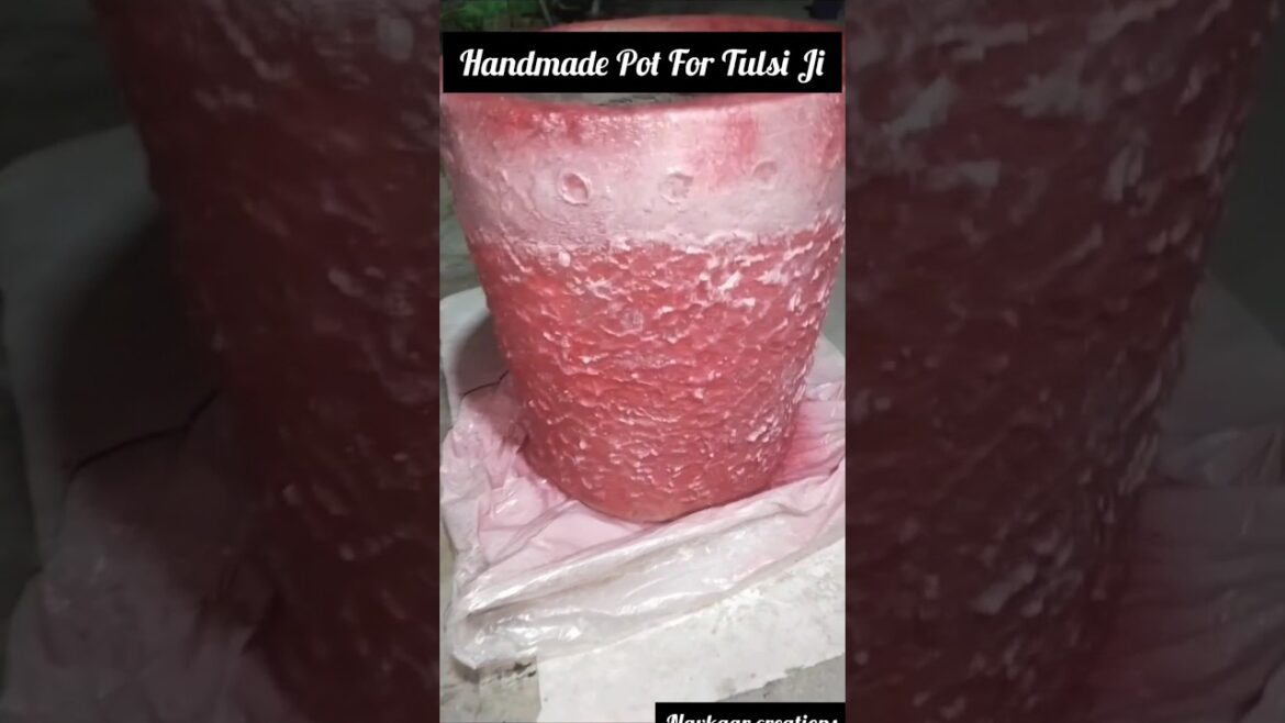Handmade pot #gardening #pot #shorts