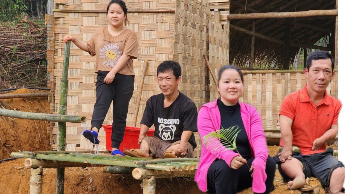 Vegetable Gardening. Make water bridges, make bathrooms, make bamboo water pipes