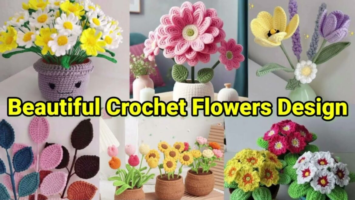 Beautiful Crochet Flowers Design|| Free Crochet Pattern Beautiful Crochet Flowers Design|| Free Crochet Pattern
