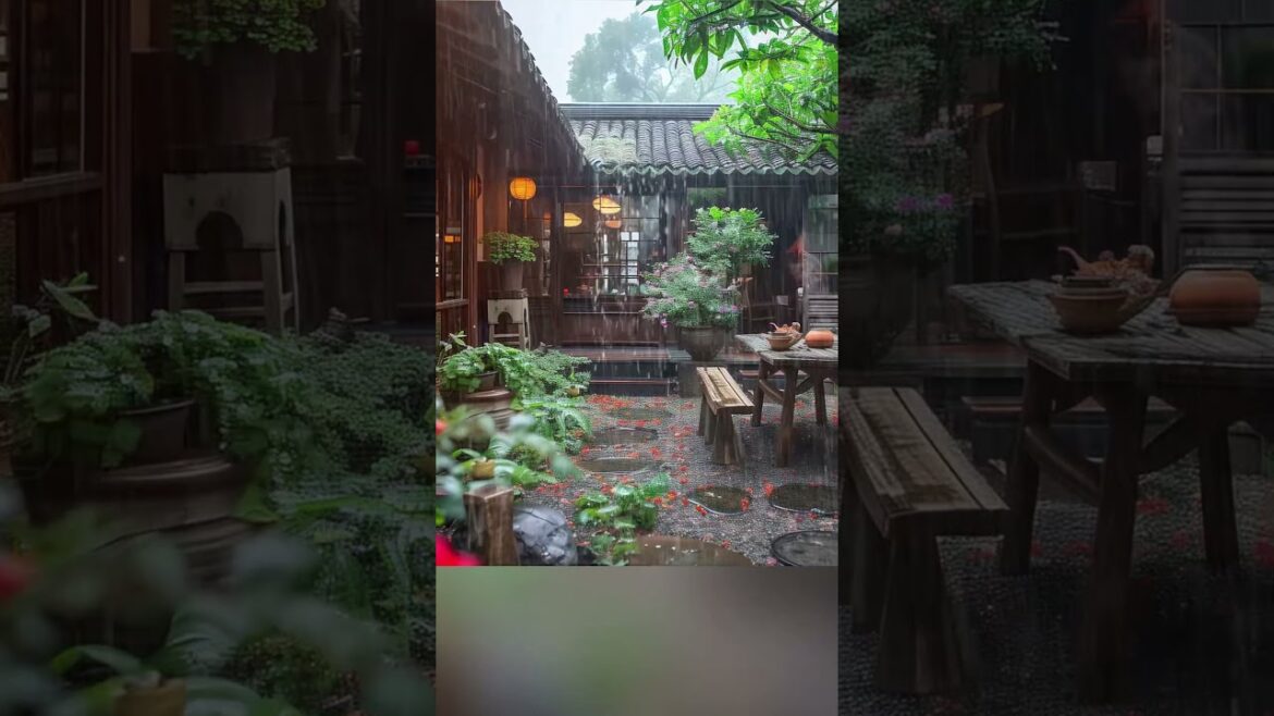 It’s raining in the Japanese garden | Agarwood Healing #naturalsound #relaxation #asmr It's raining in the Japanese garden | Agarwood Healing #naturalsound #relaxation #asmr