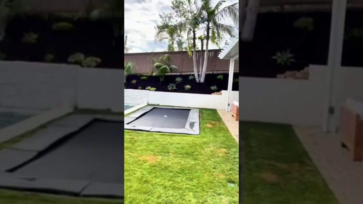 We're California Dreaming in this Backyard ☀️ #Shorts #California #BackyardDesign #Backyard