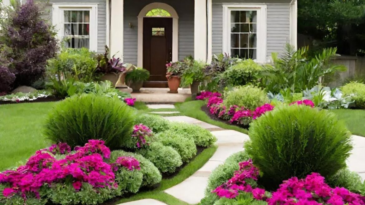 Inspiring Front Yard Landscaping Ideas | Mediterranean Front Lawn Landscaping Ideas to Spruce Up