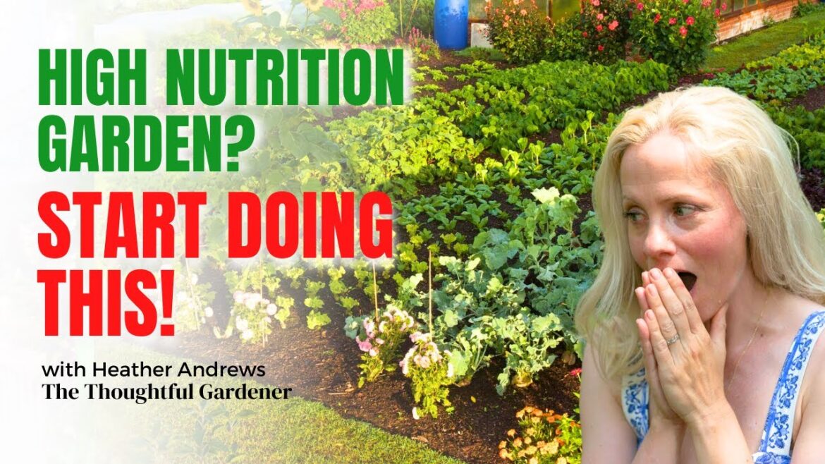 High Nutrition Garden? Start Doing This! | Heather Andrews