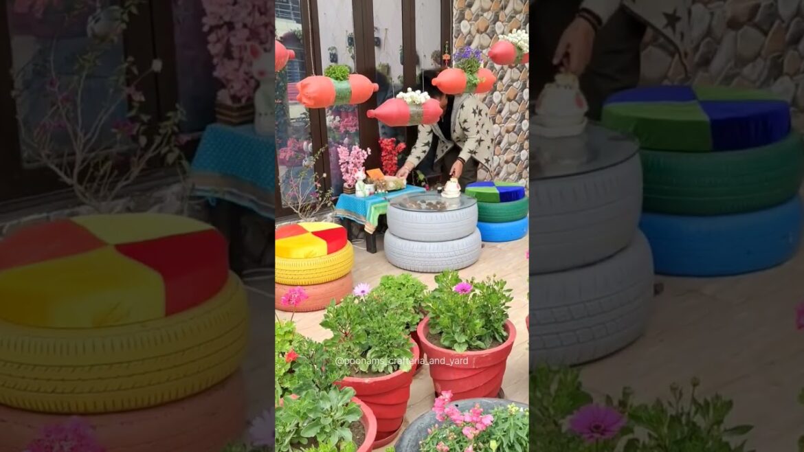 My New Terrace Garden Setup with 0 Cost | Gardening Ideas 💡 #gardening #ideas #reels