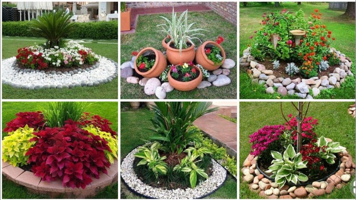 Rustic and Modern Flower Beds Front Yard Landscaping Inspirations Rustic and Modern Flower Beds Front Yard Landscaping Inspirations