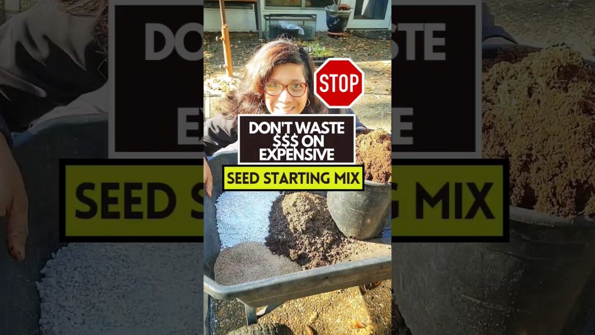 Here's how I make my own SEED STARTING MIX
