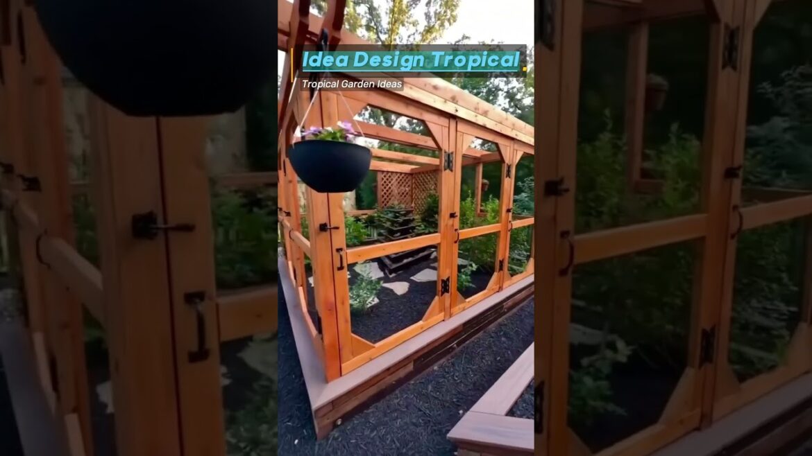 Idea Design Tropical #tropicalhome #gardendesign #tropicaldesign #gardenstyle #tropicalgarden