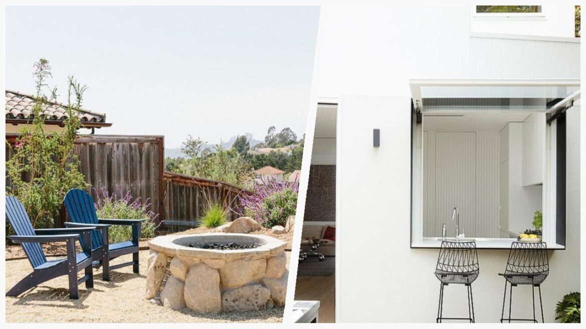 75 White Courtyard Landscaping Design Ideas You'll Love ☆