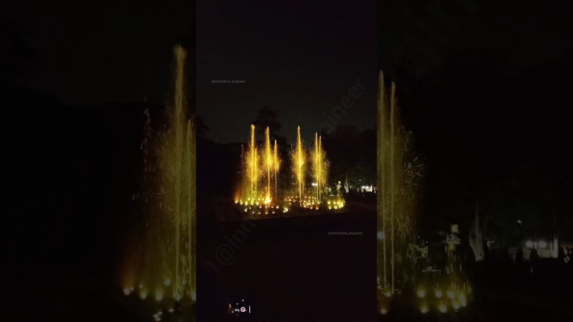 Musical Fountain - Brindavan Garden, Mysuru - Part 3 #shorts