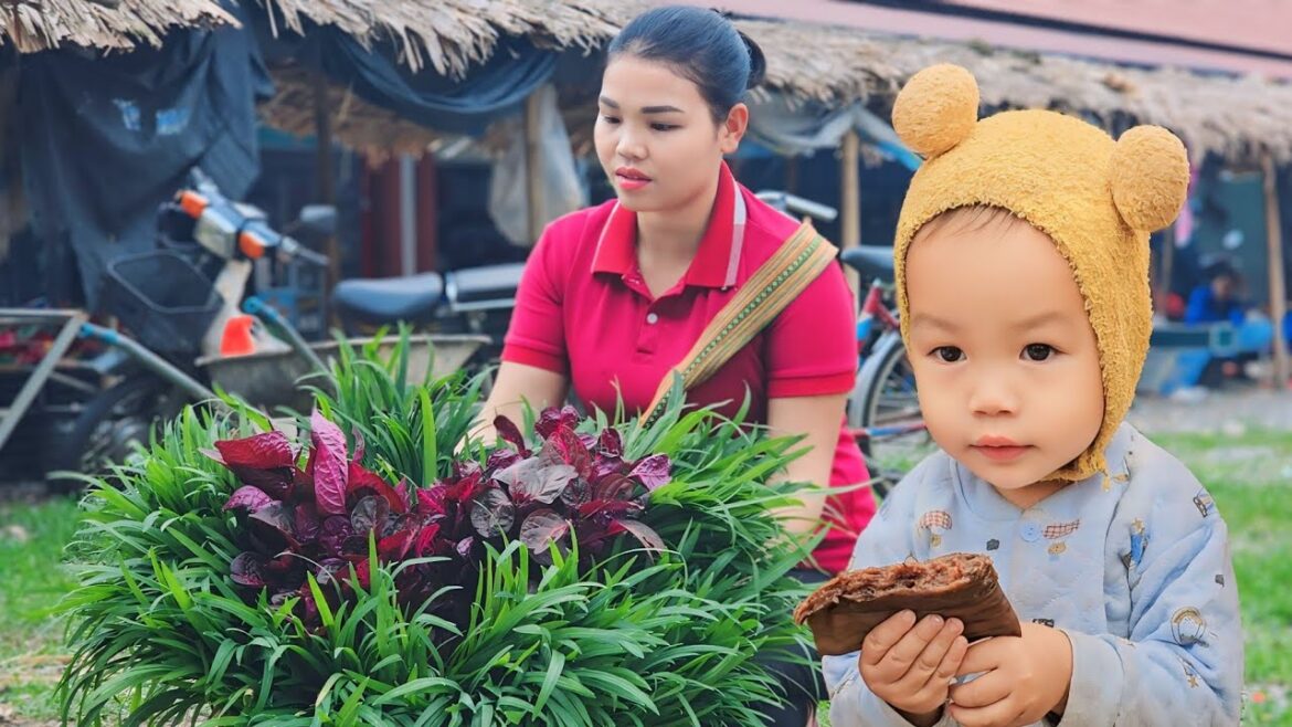 Taking care of livestock - Harvesting vegetable gardens goes to the market sell | Hà Tòn Chài