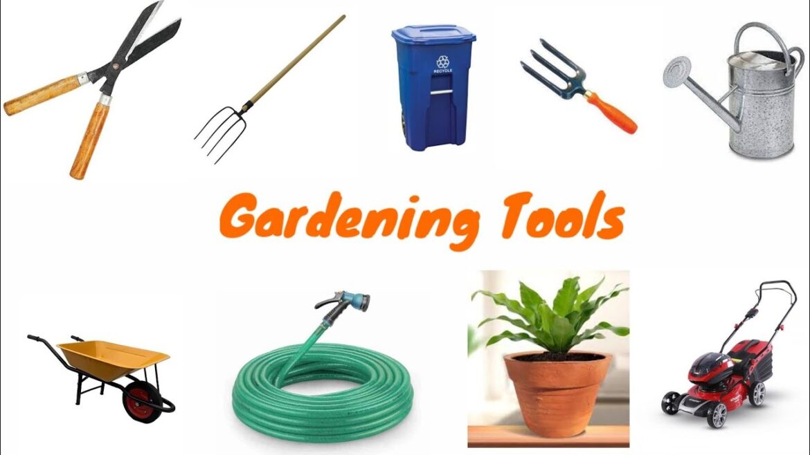 List of Gardening tools for kids in English | Garden Vocabulary