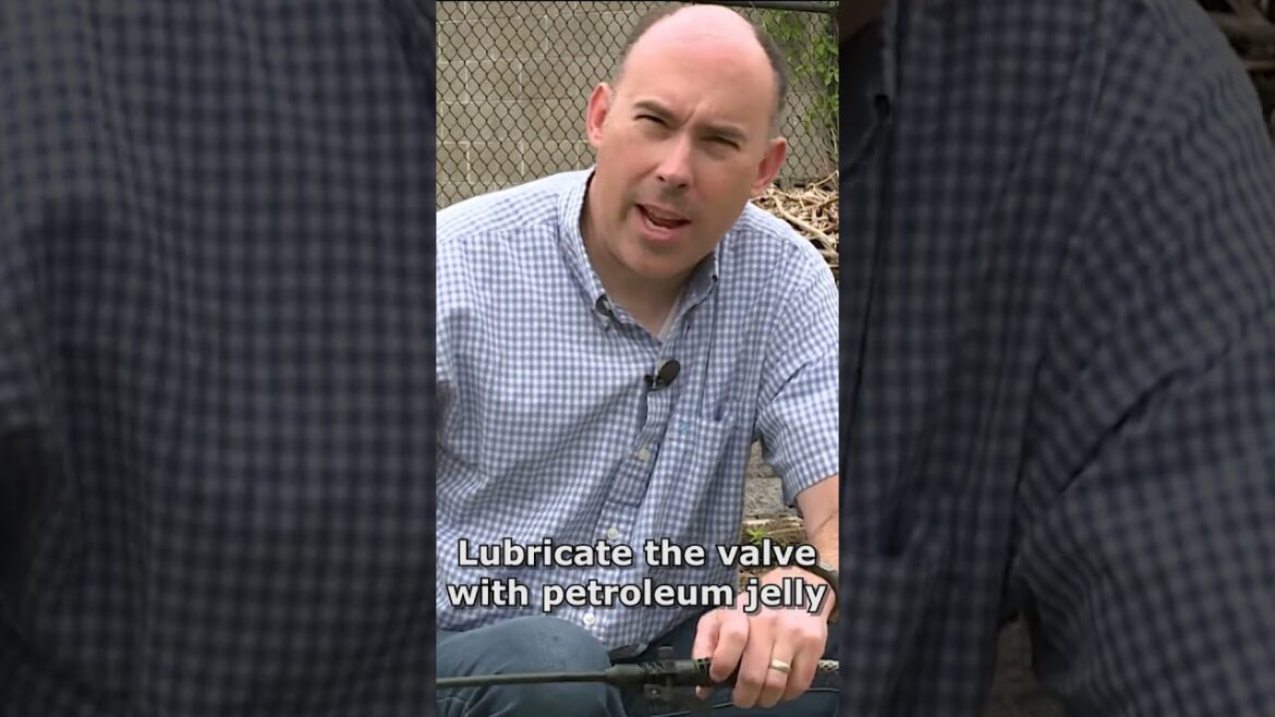 Fix Sticky Garden Sprayer Valves  #gardening #Gardentips #howto #shorts