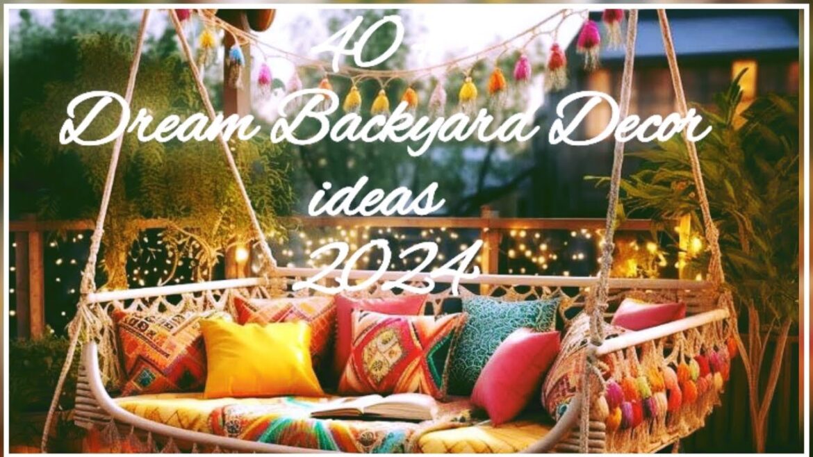 40 + Dream Backyard Decor ideas|| Home Garden design||Backyard Swings || Backyard inspo