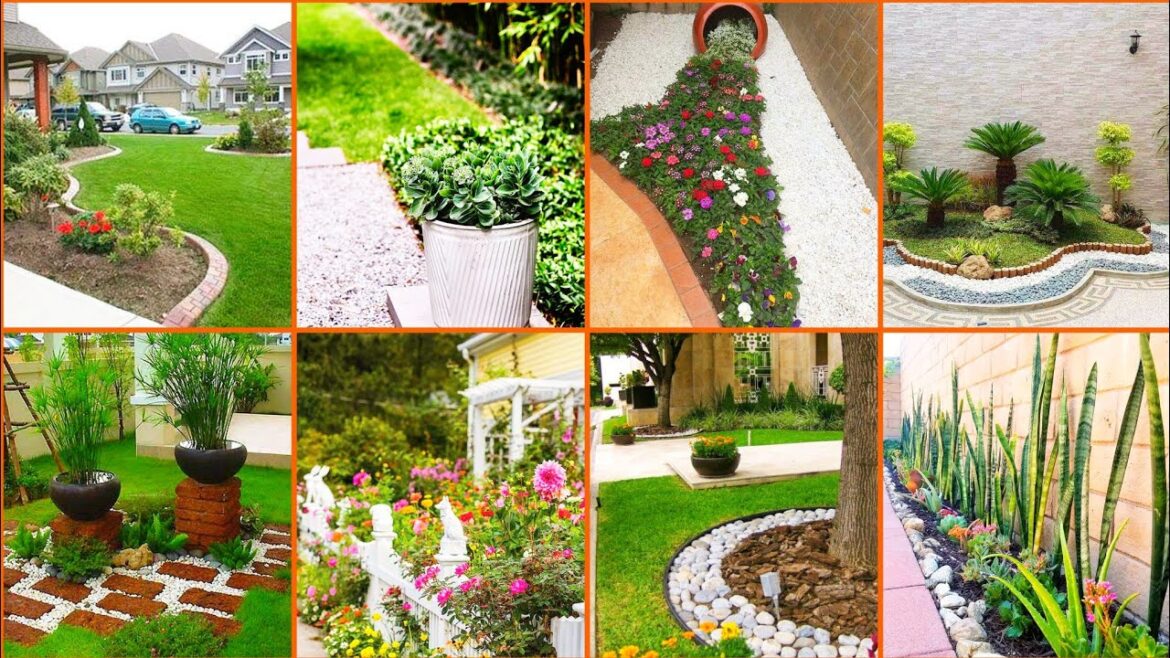 Easy Front Yard Garden Design for Outdoor Garden Decoration #myfirsthome