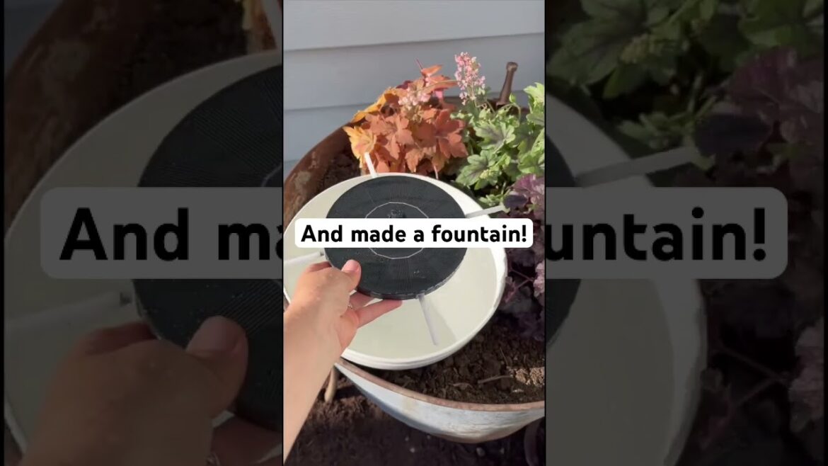 The simple things make a big difference #gardening #waterfountain #gardendesign #garden #landscape The simple things make a big difference #gardening #waterfountain #gardendesign #garden #landscape