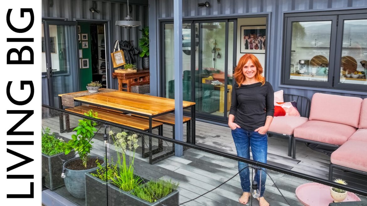 Modern Urban Living in a 2x20ft Shipping Container Home