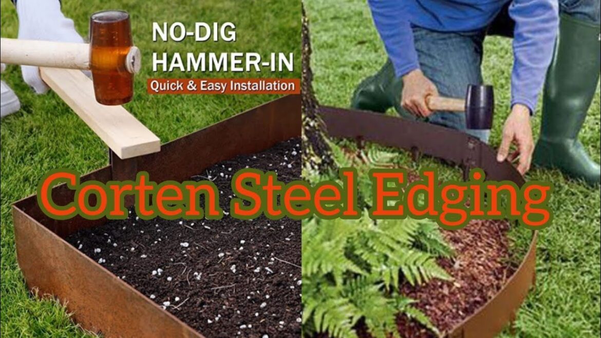 METAL Garden Border Ideas that Will Blow Your Mind | Corten Steel Edging.#edging#gardening