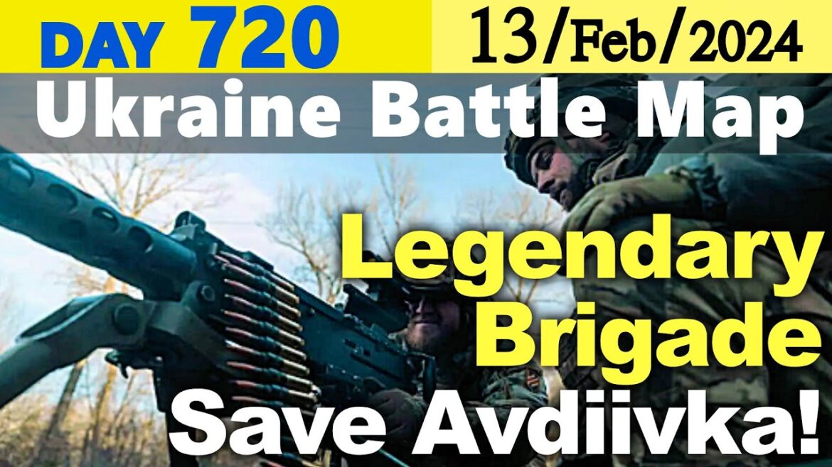 Day 720 [Ukraine War Map] Legendary Troops to save Avdiivka!