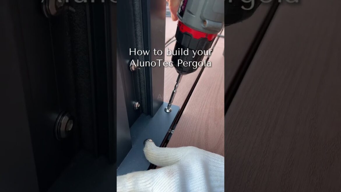 How to build your Pergola 🤩#buildyourpergola #alunotecpergola #pergola #alunotec #garden #backyard