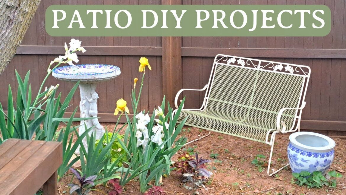 Spring Patio DIY Projects ~ Create a Park-Like Feel