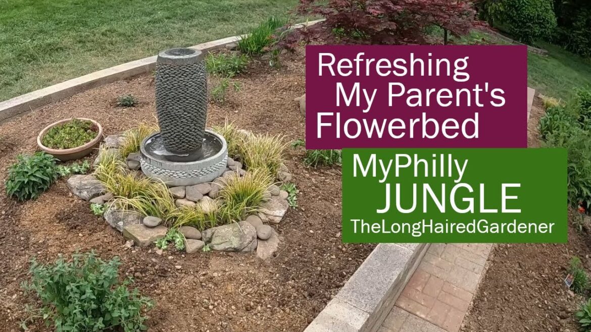 Refreshing My Parent's Flowerbed | Garden Design
