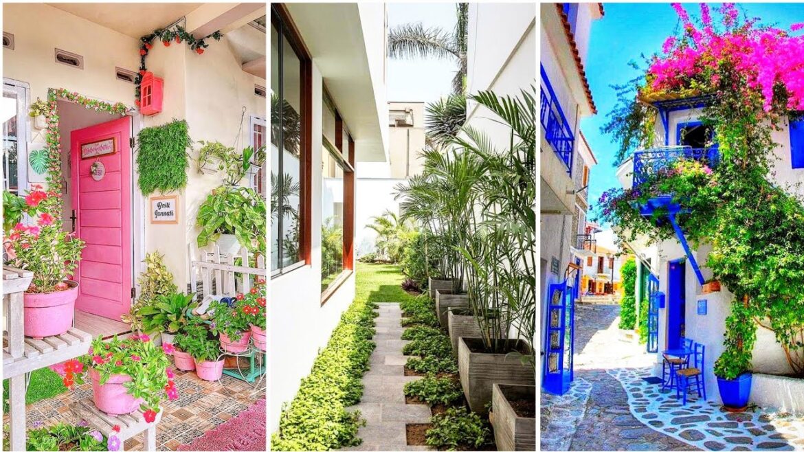 best style home garden decoration ideas|| simple design front yard idea|| outfit 2024 best style home garden decoration ideas|| simple design front yard idea|| outfit 2024