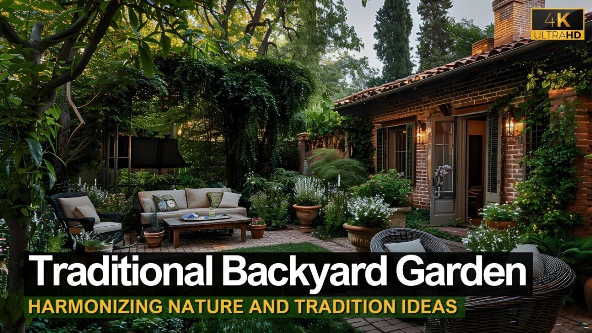Harmonizing Nature and Tradition: Traditional Backyard Garden Ideas Harmonizing Nature and Tradition: Traditional Backyard Garden Ideas