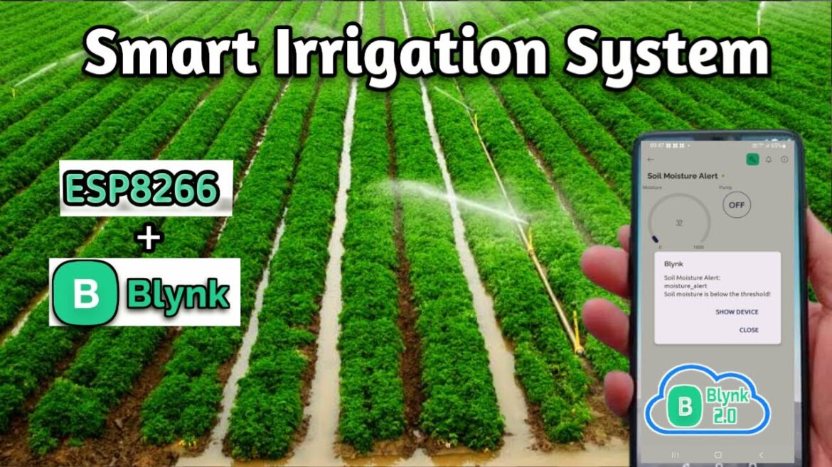 Smart Irrigation System with ESP8266 and Blynk IoT | Smart Agriculture System Smart Irrigation System with ESP8266 and Blynk IoT | Smart Agriculture System