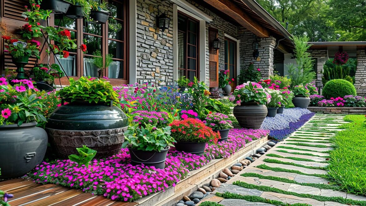 Maximize the Beauty of Your Patio Flower Garden: Patio Flower Garden Design