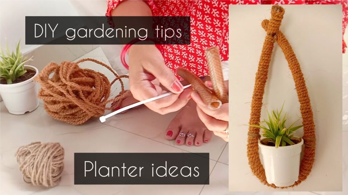 DIY gardening tips | Planter ideas | DIY home decor ideas | Home gardening | Planting tips #viral