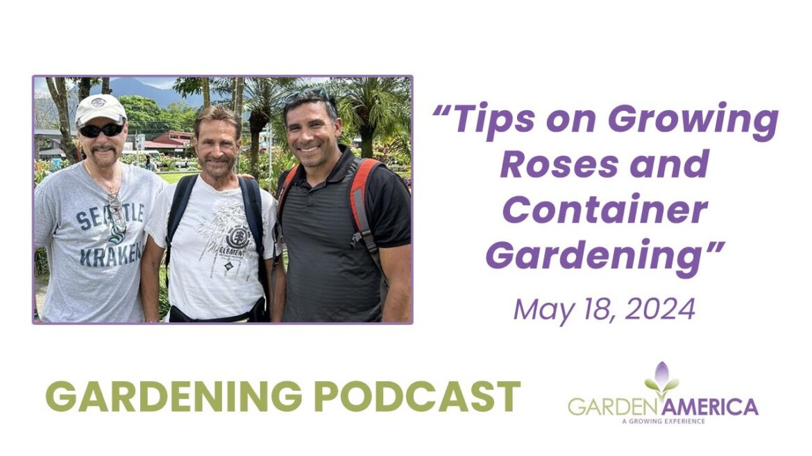 Tips on Growing Roses and Container Gardening - Garden America Podcasts & Radio Show [5.18.24]