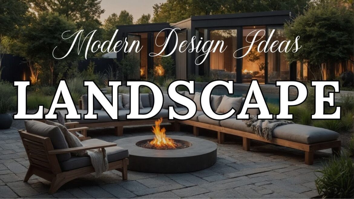 Modern Landscape Design Ideas and Courtyard Inspiration: Transform Your Outdoor Space 2024