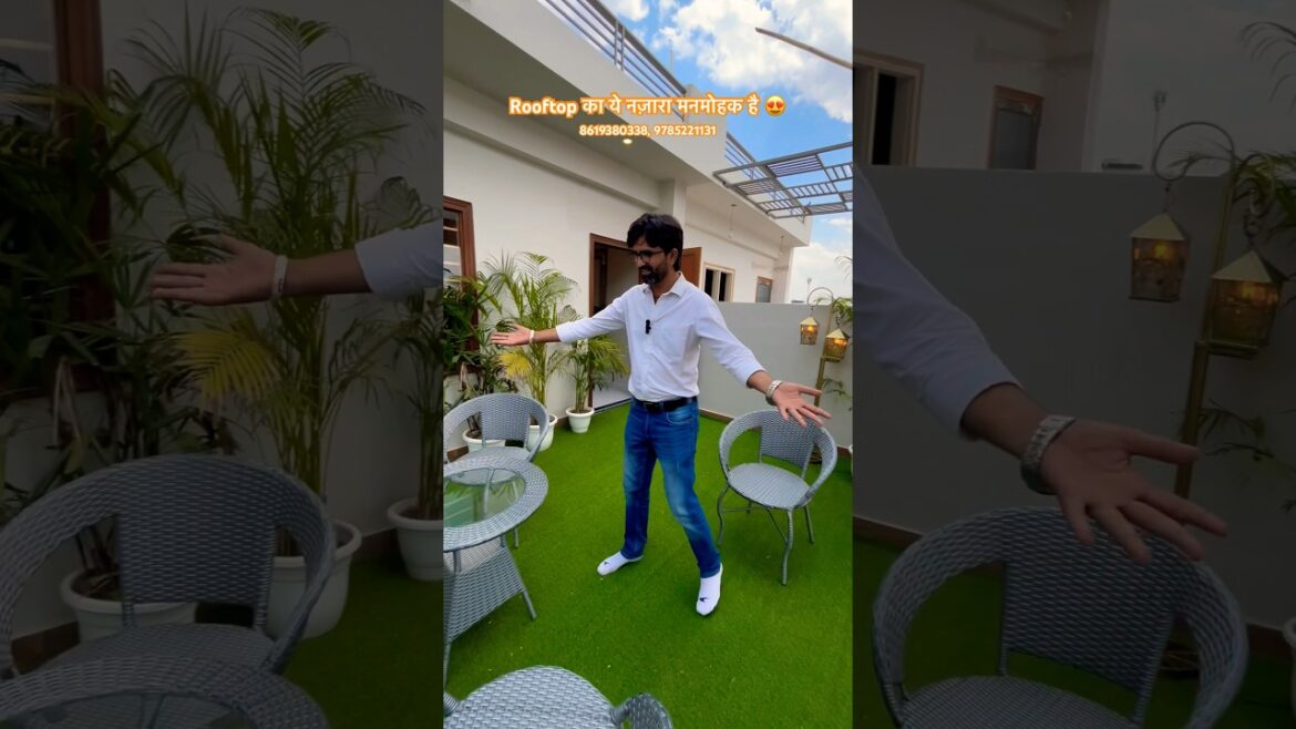 Luxury house tour with rooftop Garden and amazing interior #shorts #shortvideo #viral #housetour