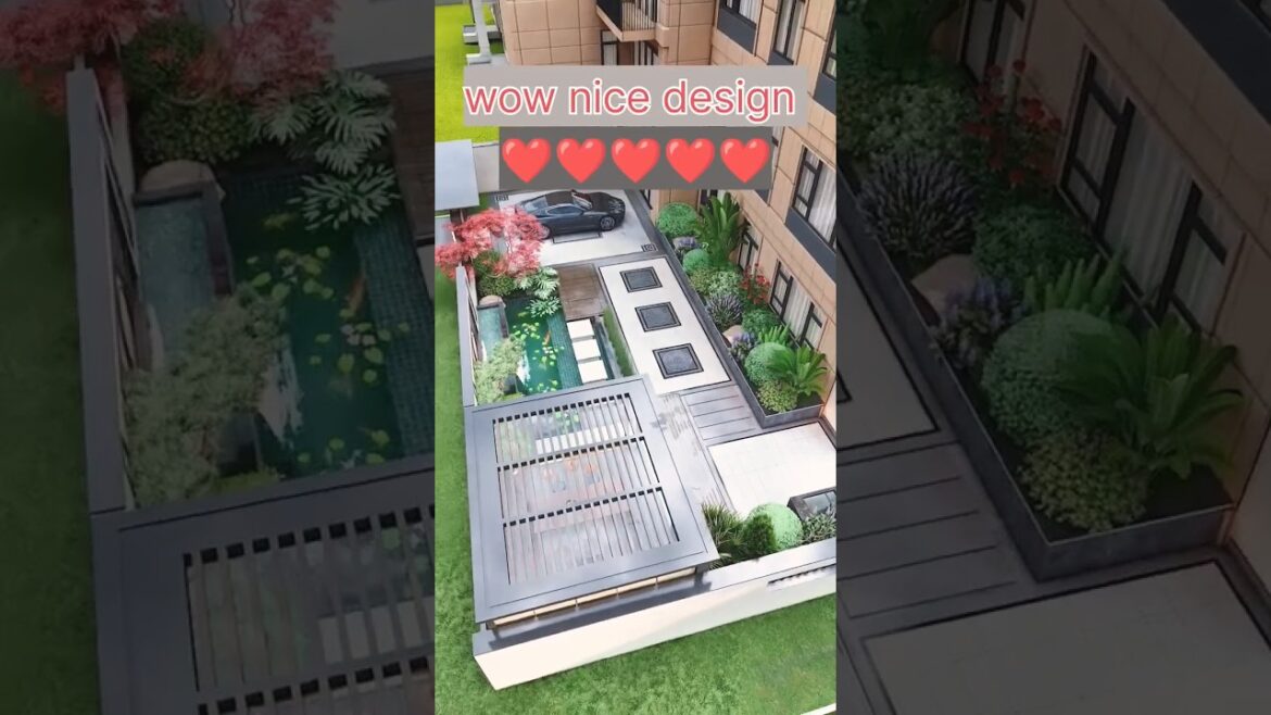 wow nice garden design #viral #trending #shots #youtubeshorts
