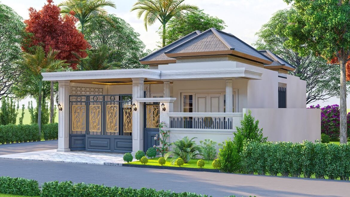 Models Classic House Design and Beautiful Garden Design