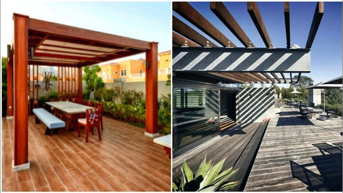 Best Pergola Designs For Modern Home Exterior Backyard Landscape Designs Front-yard Pergola Design