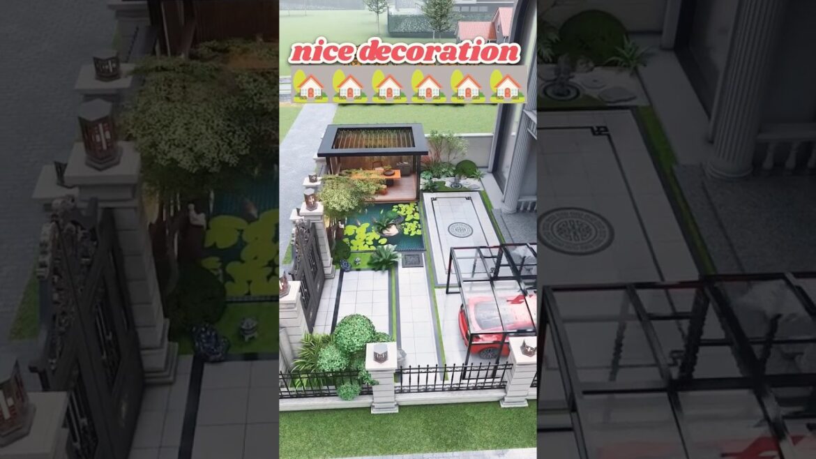 beautiful house garden design #viral #trending #shots #youtubeshorts