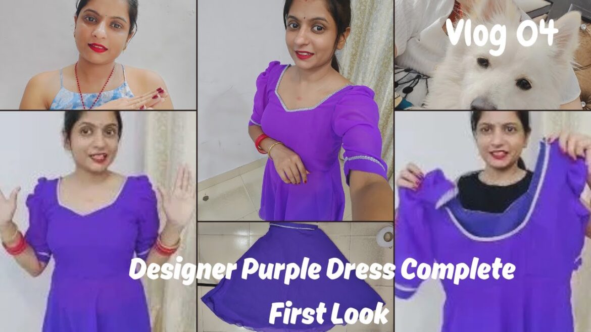 Designer Purple dress hui complete and first look or home rutine #vlog04 #rajoradressdesigns #vlog Designer Purple dress hui complete and first look or home rutine #vlog04 #rajoradressdesigns #vlog