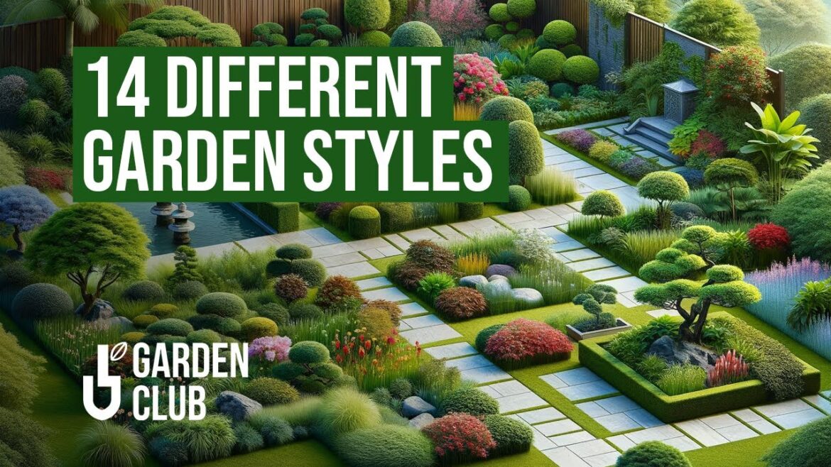 14 Garden Styles: From The Cottage Garden to Japanese Zen Tranquility
