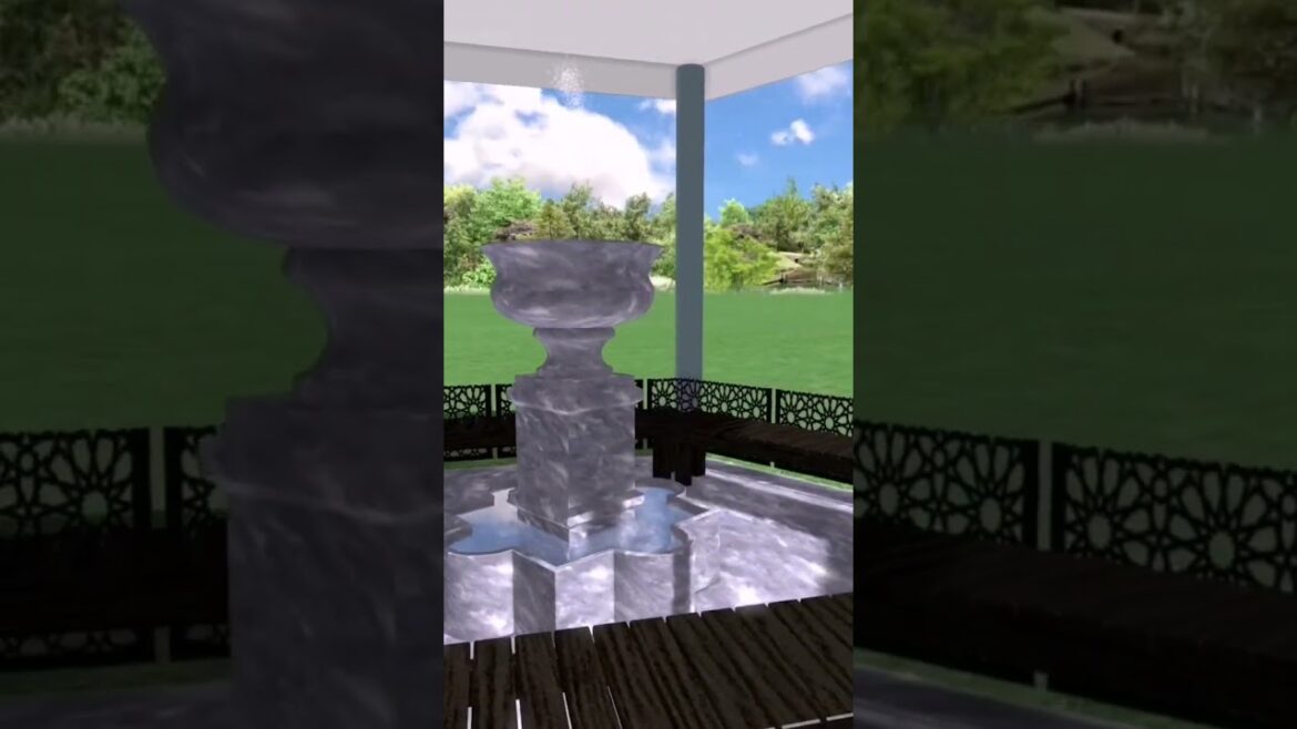 Beatyful Fountain #shorts #architecture #gardendesign #beautiful #fountain
