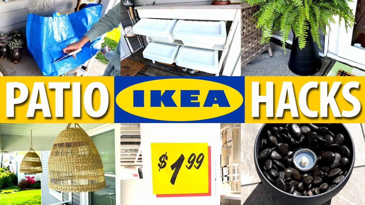 10 IKEA HACKS for your outdoor patio… quick and easy *10* IKEA HACKS for your outdoor patio… quick and easy