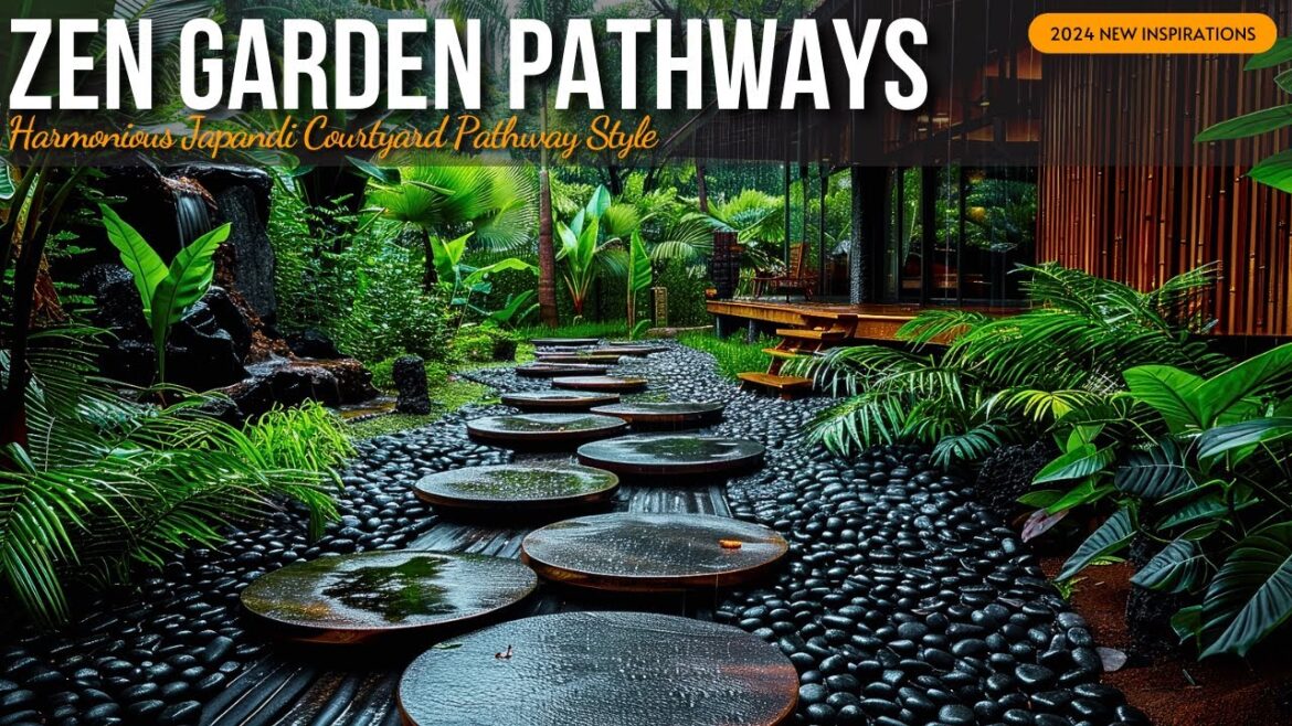 Harmonious Architecture & Nature: Zen Gardens Inspirations in Japanese Courtyard Pathway Design