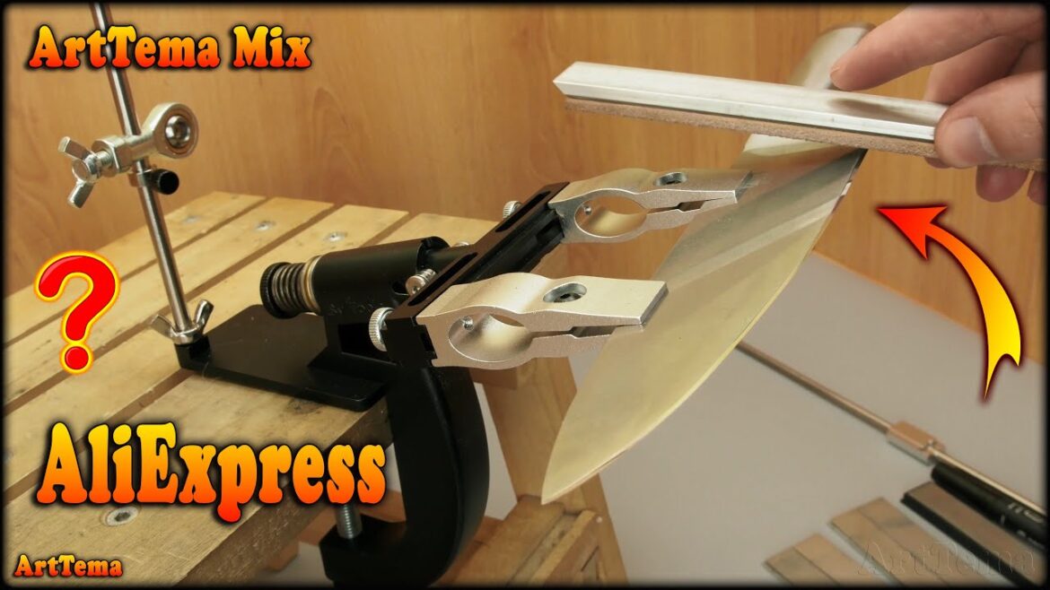 Where to buy an inexpensive knife sharpener at home on AliExpress | Sy tools K09