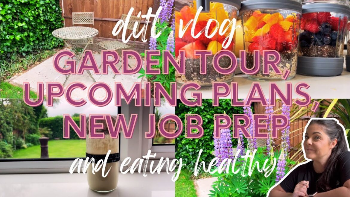 VLOG | Garden Plans & Tour, New Job Prep, Eating Healthy! 🥑🌱